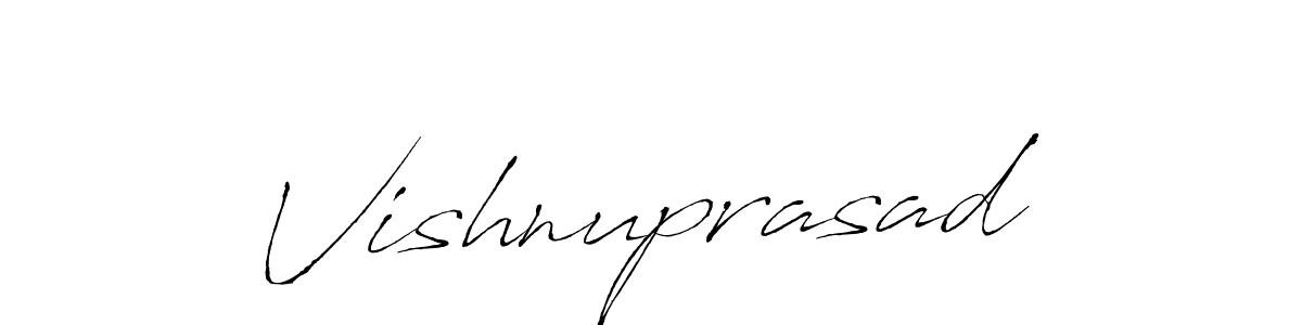 Antro_Vectra is a professional signature style that is perfect for those who want to add a touch of class to their signature. It is also a great choice for those who want to make their signature more unique. Get Vishnuprasad name to fancy signature for free. Vishnuprasad signature style 6 images and pictures png