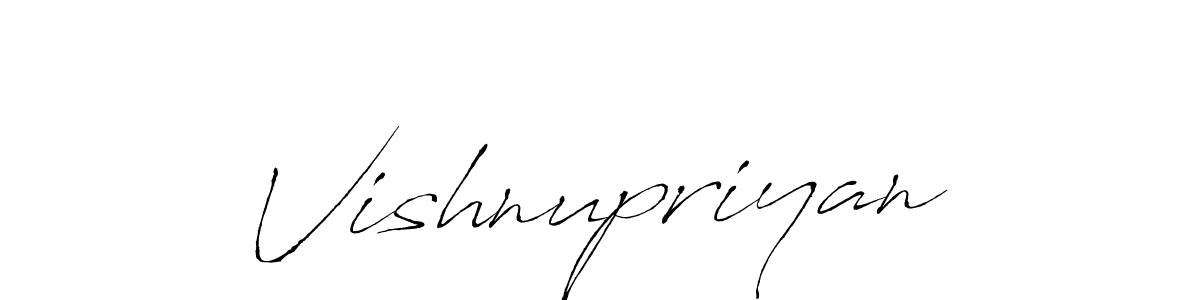 Make a beautiful signature design for name Vishnupriyan. With this signature (Antro_Vectra) style, you can create a handwritten signature for free. Vishnupriyan signature style 6 images and pictures png