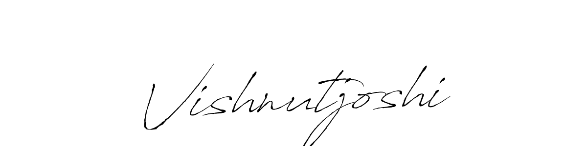 Make a beautiful signature design for name Vishnutjoshi. Use this online signature maker to create a handwritten signature for free. Vishnutjoshi signature style 6 images and pictures png