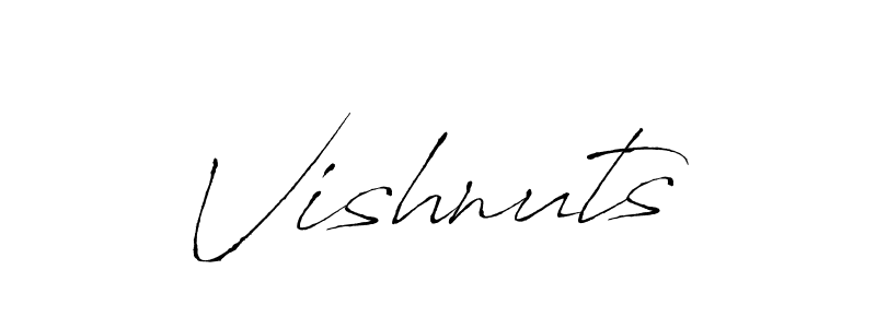 Also we have Vishnuts name is the best signature style. Create professional handwritten signature collection using Antro_Vectra autograph style. Vishnuts signature style 6 images and pictures png