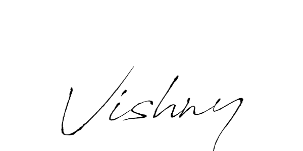 How to make Vishny signature? Antro_Vectra is a professional autograph style. Create handwritten signature for Vishny name. Vishny signature style 6 images and pictures png