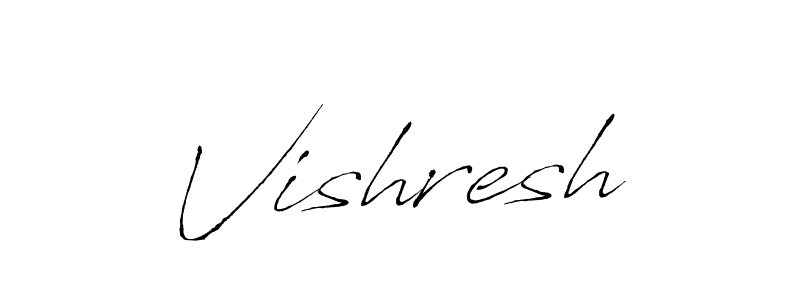 How to make Vishresh signature? Antro_Vectra is a professional autograph style. Create handwritten signature for Vishresh name. Vishresh signature style 6 images and pictures png