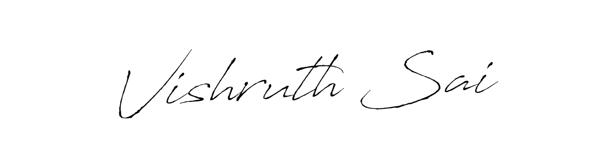 How to Draw Vishruth Sai signature style? Antro_Vectra is a latest design signature styles for name Vishruth Sai. Vishruth Sai signature style 6 images and pictures png