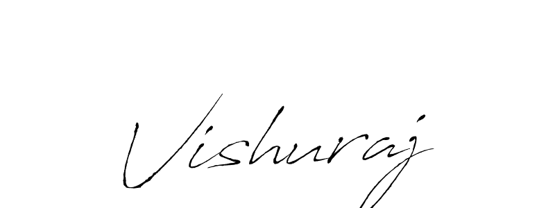 Make a beautiful signature design for name Vishuraj. With this signature (Antro_Vectra) style, you can create a handwritten signature for free. Vishuraj signature style 6 images and pictures png