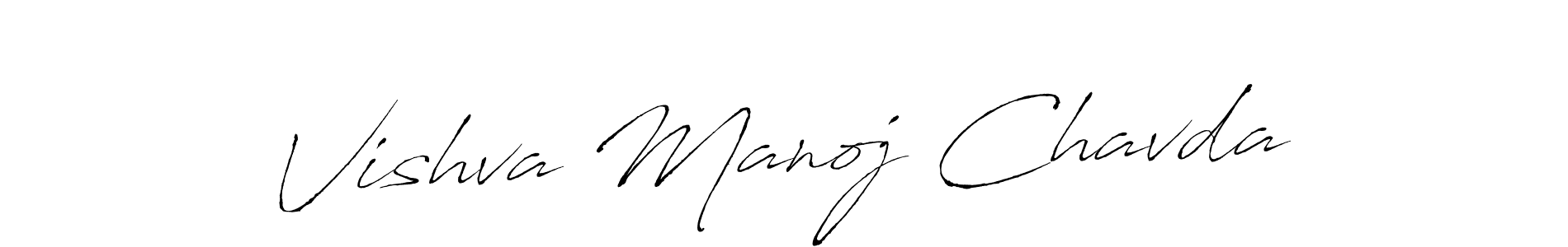 How to Draw Vishva Manoj Chavda signature style? Antro_Vectra is a latest design signature styles for name Vishva Manoj Chavda. Vishva Manoj Chavda signature style 6 images and pictures png
