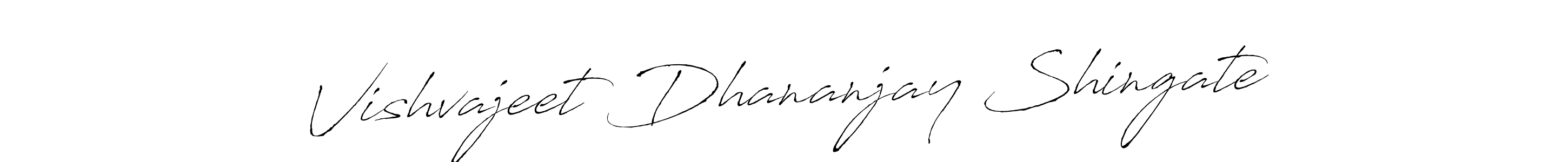 Make a short Vishvajeet Dhananjay Shingate signature style. Manage your documents anywhere anytime using Antro_Vectra. Create and add eSignatures, submit forms, share and send files easily. Vishvajeet Dhananjay Shingate signature style 6 images and pictures png