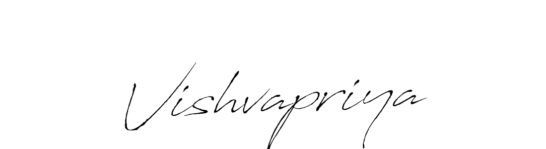 Design your own signature with our free online signature maker. With this signature software, you can create a handwritten (Antro_Vectra) signature for name Vishvapriya. Vishvapriya signature style 6 images and pictures png
