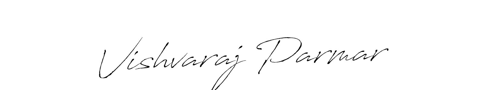 Vishvaraj Parmar stylish signature style. Best Handwritten Sign (Antro_Vectra) for my name. Handwritten Signature Collection Ideas for my name Vishvaraj Parmar. Vishvaraj Parmar signature style 6 images and pictures png