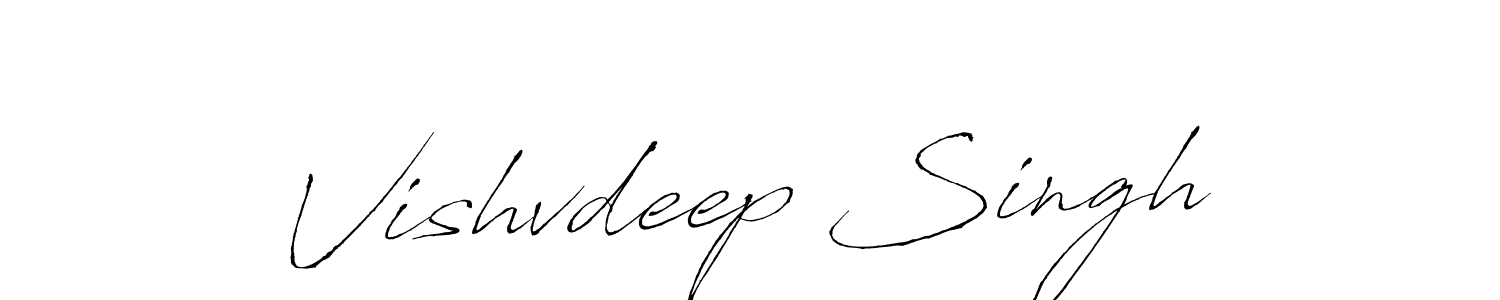 It looks lik you need a new signature style for name Vishvdeep Singh. Design unique handwritten (Antro_Vectra) signature with our free signature maker in just a few clicks. Vishvdeep Singh signature style 6 images and pictures png