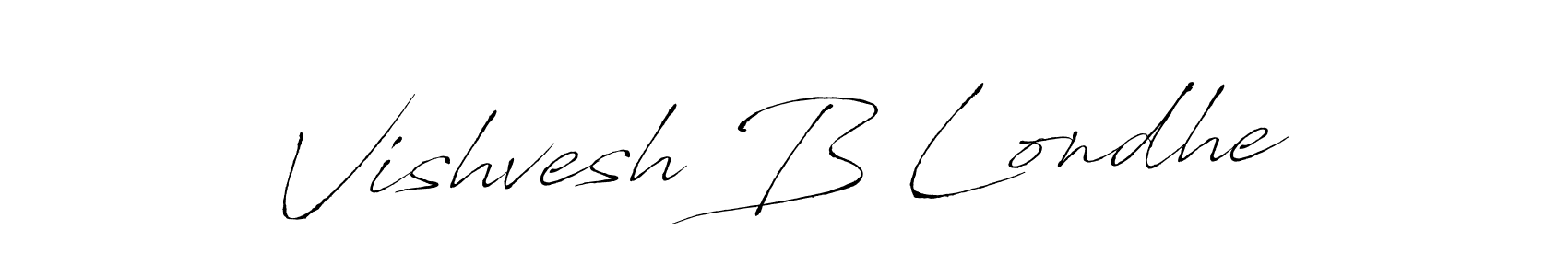 Also You can easily find your signature by using the search form. We will create Vishvesh B Londhe name handwritten signature images for you free of cost using Antro_Vectra sign style. Vishvesh B Londhe signature style 6 images and pictures png