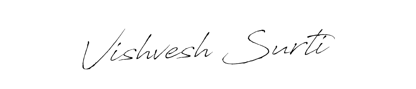 You should practise on your own different ways (Antro_Vectra) to write your name (Vishvesh Surti) in signature. don't let someone else do it for you. Vishvesh Surti signature style 6 images and pictures png