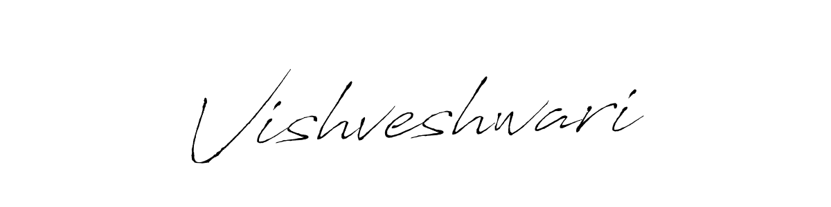 Vishveshwari stylish signature style. Best Handwritten Sign (Antro_Vectra) for my name. Handwritten Signature Collection Ideas for my name Vishveshwari. Vishveshwari signature style 6 images and pictures png