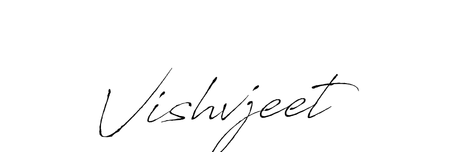Create a beautiful signature design for name Vishvjeet. With this signature (Antro_Vectra) fonts, you can make a handwritten signature for free. Vishvjeet signature style 6 images and pictures png