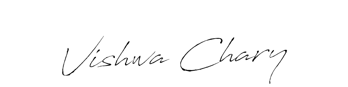 Also You can easily find your signature by using the search form. We will create Vishwa Chary name handwritten signature images for you free of cost using Antro_Vectra sign style. Vishwa Chary signature style 6 images and pictures png