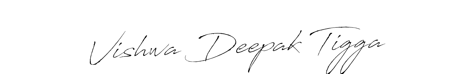 You should practise on your own different ways (Antro_Vectra) to write your name (Vishwa Deepak Tigga) in signature. don't let someone else do it for you. Vishwa Deepak Tigga signature style 6 images and pictures png
