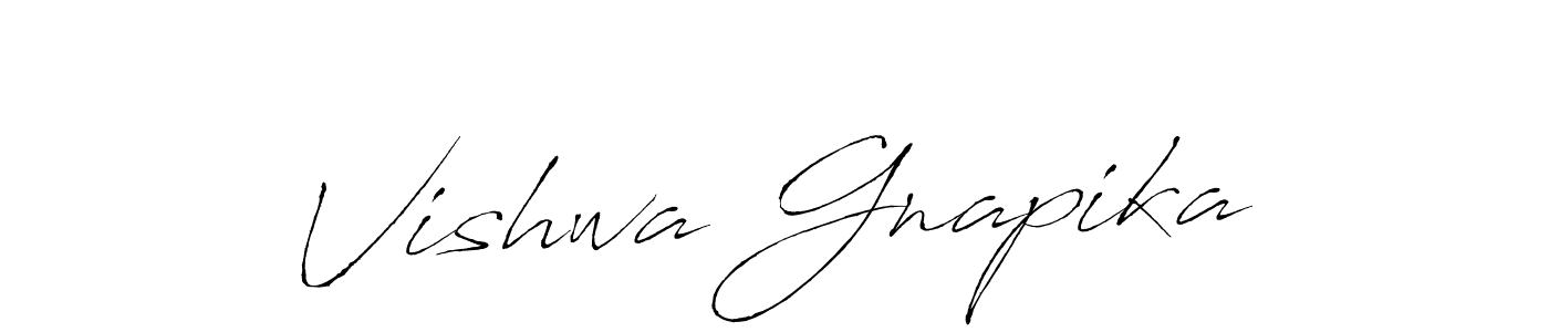 Use a signature maker to create a handwritten signature online. With this signature software, you can design (Antro_Vectra) your own signature for name Vishwa Gnapika. Vishwa Gnapika signature style 6 images and pictures png