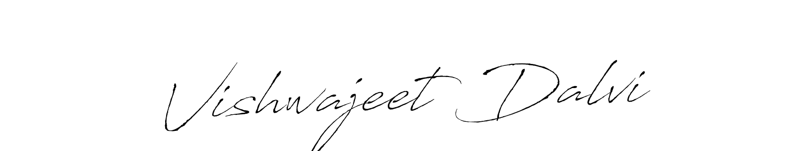 Design your own signature with our free online signature maker. With this signature software, you can create a handwritten (Antro_Vectra) signature for name Vishwajeet Dalvi. Vishwajeet Dalvi signature style 6 images and pictures png