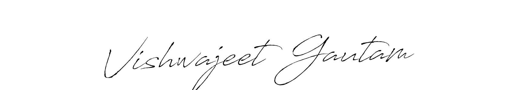It looks lik you need a new signature style for name Vishwajeet Gautam. Design unique handwritten (Antro_Vectra) signature with our free signature maker in just a few clicks. Vishwajeet Gautam signature style 6 images and pictures png