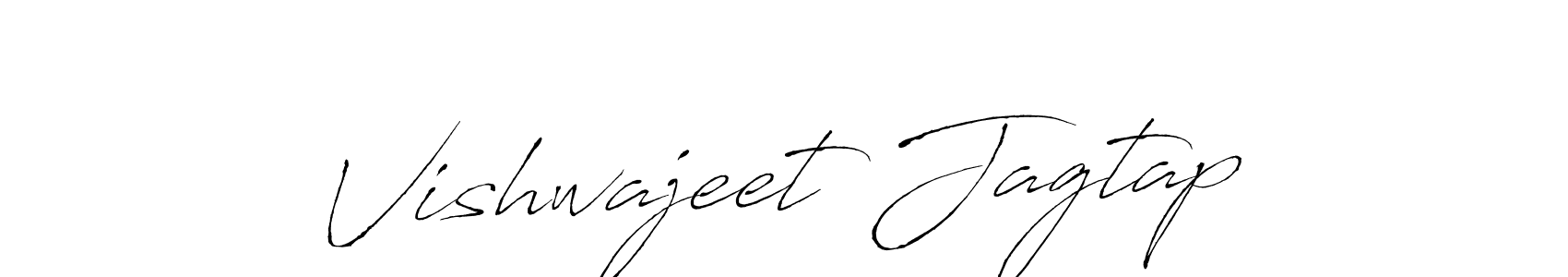 How to make Vishwajeet Jagtap signature? Antro_Vectra is a professional autograph style. Create handwritten signature for Vishwajeet Jagtap name. Vishwajeet Jagtap signature style 6 images and pictures png