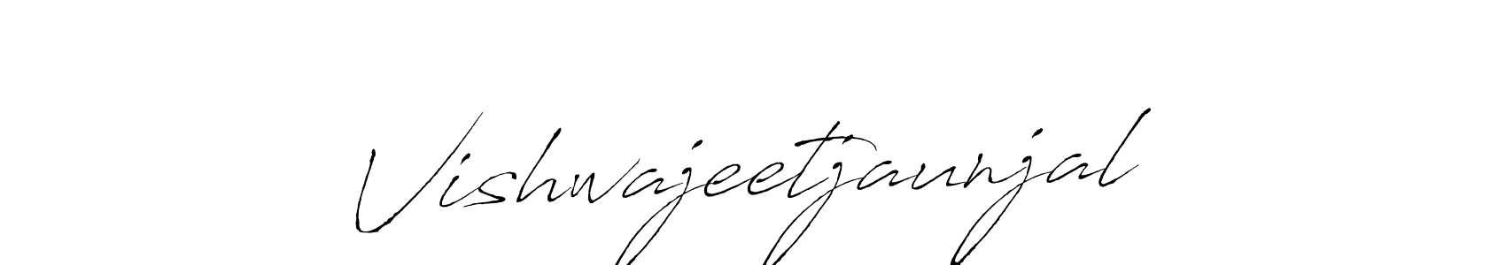 Similarly Antro_Vectra is the best handwritten signature design. Signature creator online .You can use it as an online autograph creator for name Vishwajeetjaunjal. Vishwajeetjaunjal signature style 6 images and pictures png