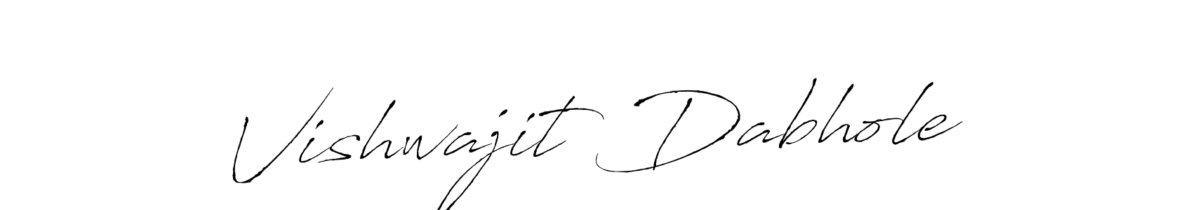 Use a signature maker to create a handwritten signature online. With this signature software, you can design (Antro_Vectra) your own signature for name Vishwajit Dabhole. Vishwajit Dabhole signature style 6 images and pictures png
