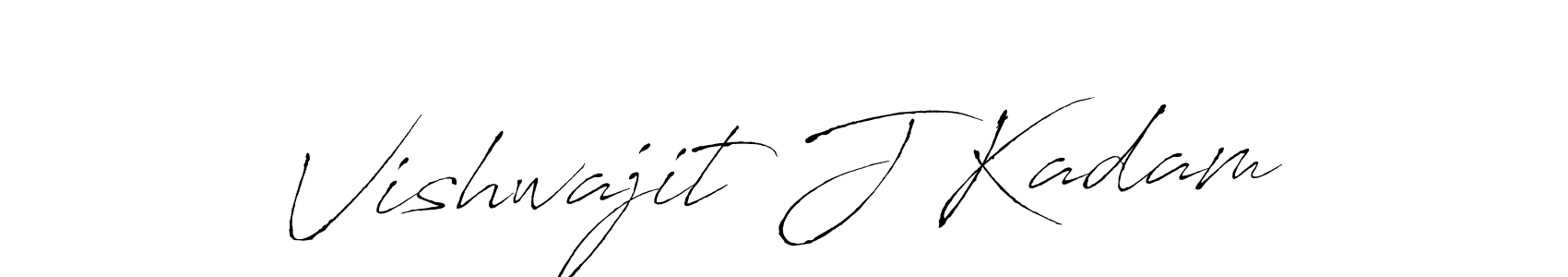 Also You can easily find your signature by using the search form. We will create Vishwajit J Kadam name handwritten signature images for you free of cost using Antro_Vectra sign style. Vishwajit J Kadam signature style 6 images and pictures png