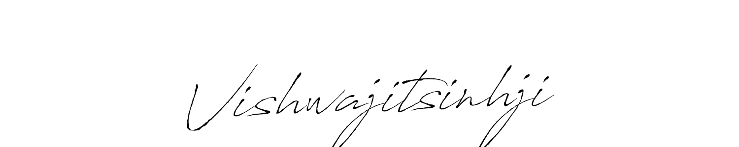 Make a beautiful signature design for name Vishwajitsinhji. With this signature (Antro_Vectra) style, you can create a handwritten signature for free. Vishwajitsinhji signature style 6 images and pictures png