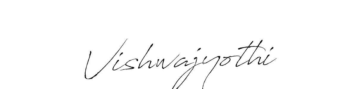 How to make Vishwajyothi signature? Antro_Vectra is a professional autograph style. Create handwritten signature for Vishwajyothi name. Vishwajyothi signature style 6 images and pictures png