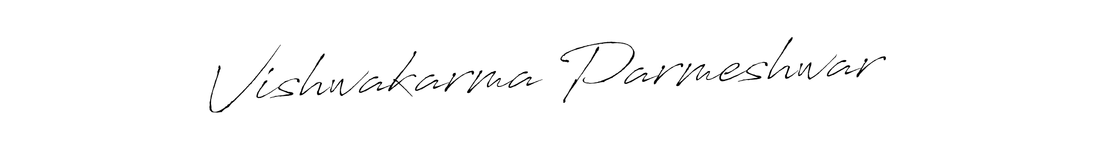 Vishwakarma Parmeshwar stylish signature style. Best Handwritten Sign (Antro_Vectra) for my name. Handwritten Signature Collection Ideas for my name Vishwakarma Parmeshwar. Vishwakarma Parmeshwar signature style 6 images and pictures png