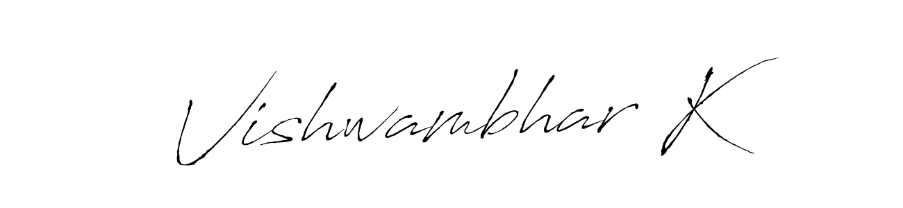 This is the best signature style for the Vishwambhar K name. Also you like these signature font (Antro_Vectra). Mix name signature. Vishwambhar K signature style 6 images and pictures png