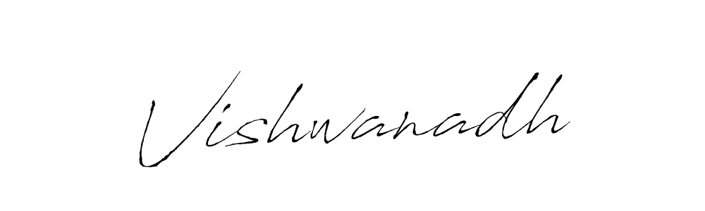 Make a beautiful signature design for name Vishwanadh. With this signature (Antro_Vectra) style, you can create a handwritten signature for free. Vishwanadh signature style 6 images and pictures png