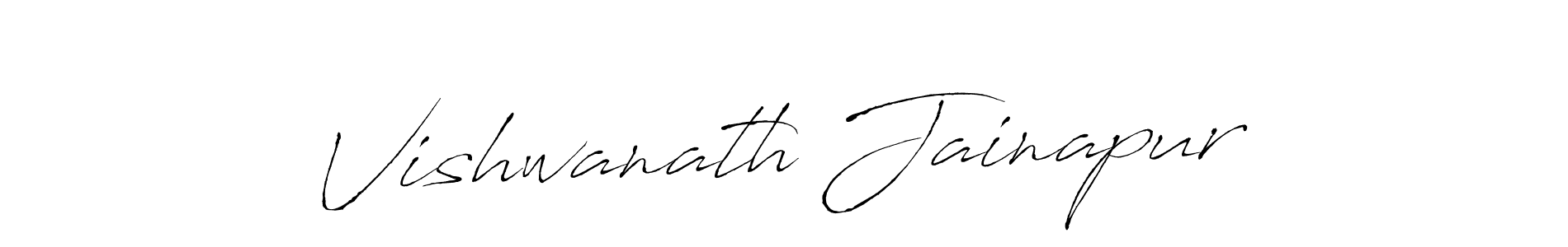 Use a signature maker to create a handwritten signature online. With this signature software, you can design (Antro_Vectra) your own signature for name Vishwanath Jainapur. Vishwanath Jainapur signature style 6 images and pictures png