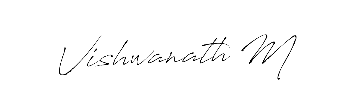 if you are searching for the best signature style for your name Vishwanath M. so please give up your signature search. here we have designed multiple signature styles  using Antro_Vectra. Vishwanath M signature style 6 images and pictures png