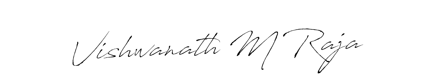 Vishwanath M Raja stylish signature style. Best Handwritten Sign (Antro_Vectra) for my name. Handwritten Signature Collection Ideas for my name Vishwanath M Raja. Vishwanath M Raja signature style 6 images and pictures png