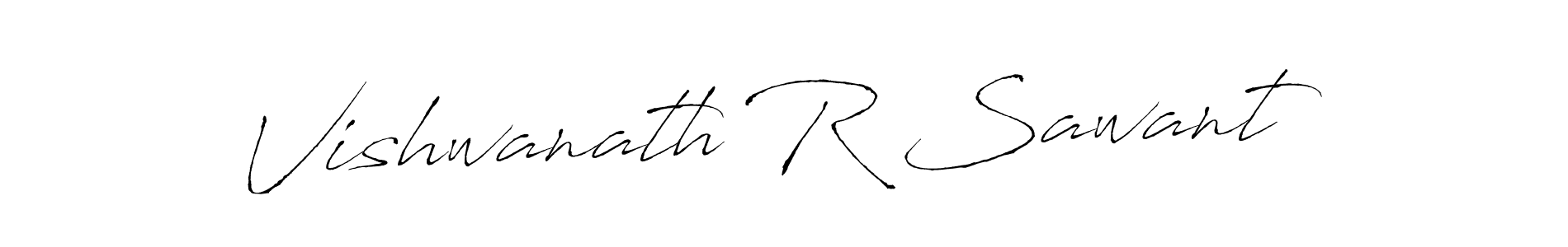 Make a beautiful signature design for name Vishwanath R Sawant. With this signature (Antro_Vectra) style, you can create a handwritten signature for free. Vishwanath R Sawant signature style 6 images and pictures png