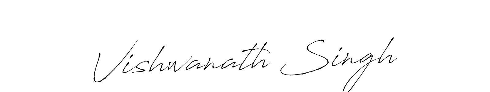 Vishwanath Singh stylish signature style. Best Handwritten Sign (Antro_Vectra) for my name. Handwritten Signature Collection Ideas for my name Vishwanath Singh. Vishwanath Singh signature style 6 images and pictures png