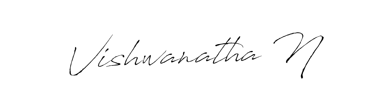 Also we have Vishwanatha N name is the best signature style. Create professional handwritten signature collection using Antro_Vectra autograph style. Vishwanatha N signature style 6 images and pictures png