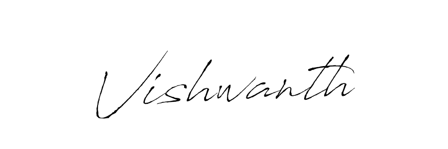 Vishwanth stylish signature style. Best Handwritten Sign (Antro_Vectra) for my name. Handwritten Signature Collection Ideas for my name Vishwanth. Vishwanth signature style 6 images and pictures png