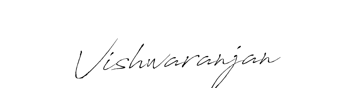 Make a beautiful signature design for name Vishwaranjan. With this signature (Antro_Vectra) style, you can create a handwritten signature for free. Vishwaranjan signature style 6 images and pictures png