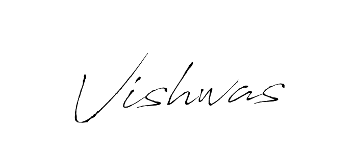 Use a signature maker to create a handwritten signature online. With this signature software, you can design (Antro_Vectra) your own signature for name Vishwas. Vishwas signature style 6 images and pictures png