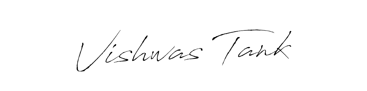 Make a beautiful signature design for name Vishwas Tank. Use this online signature maker to create a handwritten signature for free. Vishwas Tank signature style 6 images and pictures png