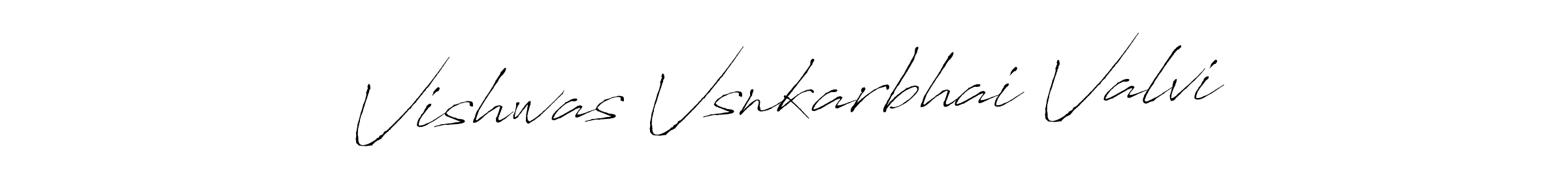 Make a beautiful signature design for name Vishwas Vsnkarbhai Valvi. Use this online signature maker to create a handwritten signature for free. Vishwas Vsnkarbhai Valvi signature style 6 images and pictures png