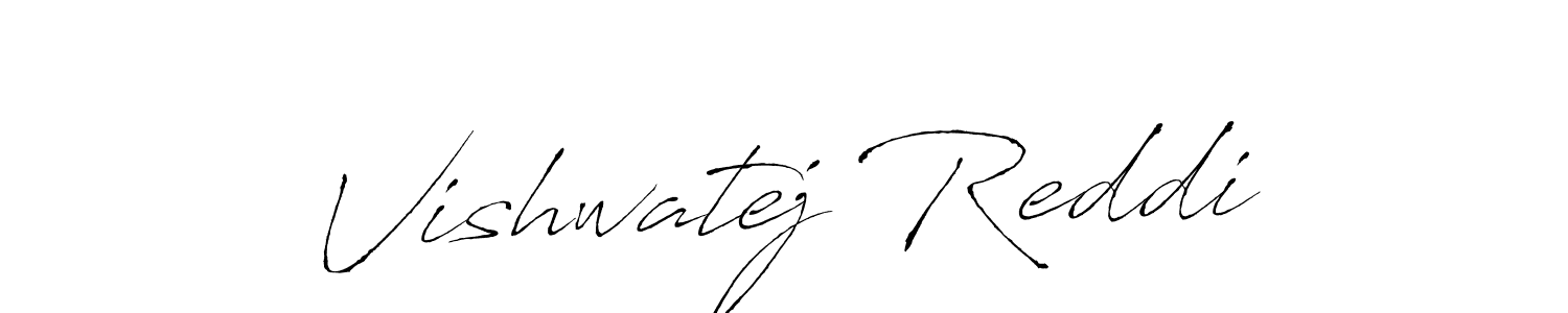 Make a beautiful signature design for name Vishwatej Reddi. With this signature (Antro_Vectra) style, you can create a handwritten signature for free. Vishwatej Reddi signature style 6 images and pictures png