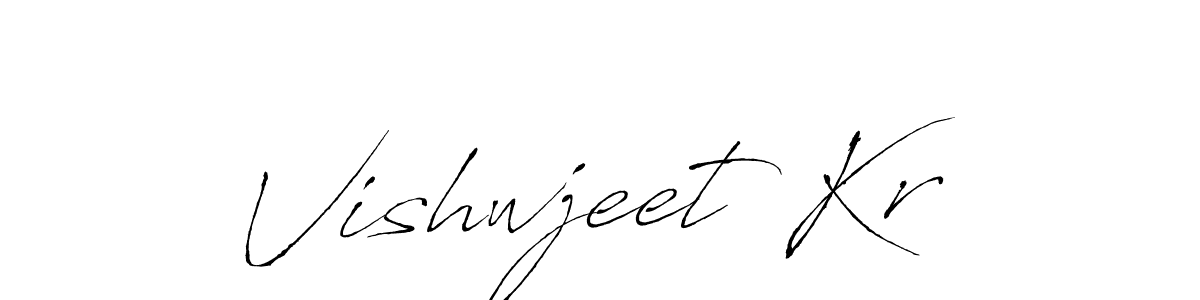 It looks lik you need a new signature style for name Vishwjeet Kr. Design unique handwritten (Antro_Vectra) signature with our free signature maker in just a few clicks. Vishwjeet Kr signature style 6 images and pictures png