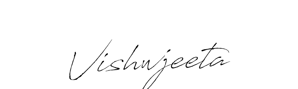 Make a beautiful signature design for name Vishwjeeta. With this signature (Antro_Vectra) style, you can create a handwritten signature for free. Vishwjeeta signature style 6 images and pictures png