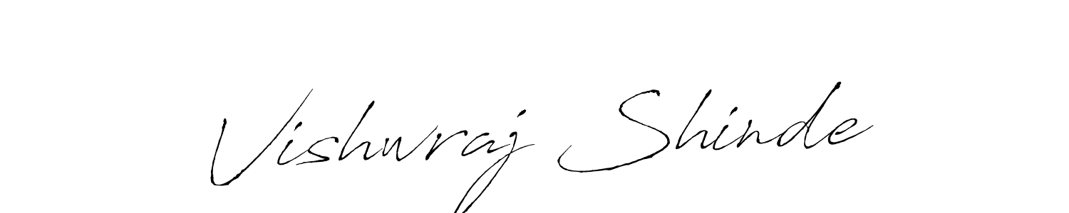 Make a beautiful signature design for name Vishwraj Shinde. With this signature (Antro_Vectra) style, you can create a handwritten signature for free. Vishwraj Shinde signature style 6 images and pictures png
