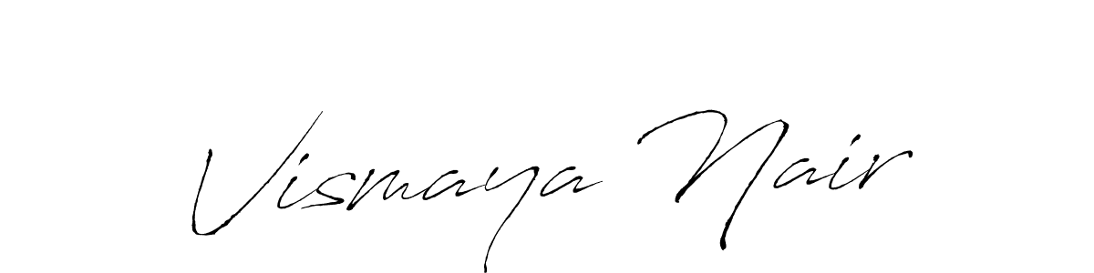 Similarly Antro_Vectra is the best handwritten signature design. Signature creator online .You can use it as an online autograph creator for name Vismaya Nair. Vismaya Nair signature style 6 images and pictures png