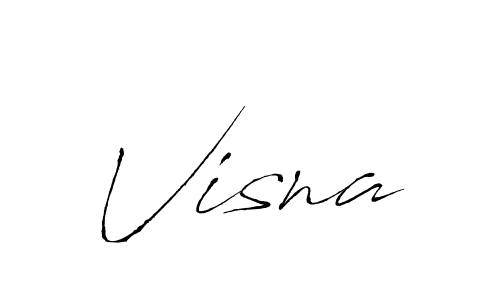 Create a beautiful signature design for name Visna. With this signature (Antro_Vectra) fonts, you can make a handwritten signature for free. Visna signature style 6 images and pictures png