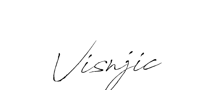 Similarly Antro_Vectra is the best handwritten signature design. Signature creator online .You can use it as an online autograph creator for name Visnjic. Visnjic signature style 6 images and pictures png