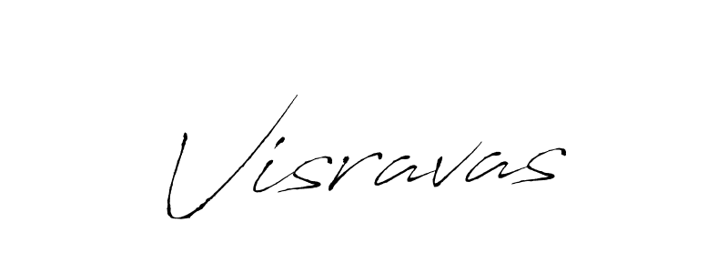 Make a beautiful signature design for name Visravas. With this signature (Antro_Vectra) style, you can create a handwritten signature for free. Visravas signature style 6 images and pictures png